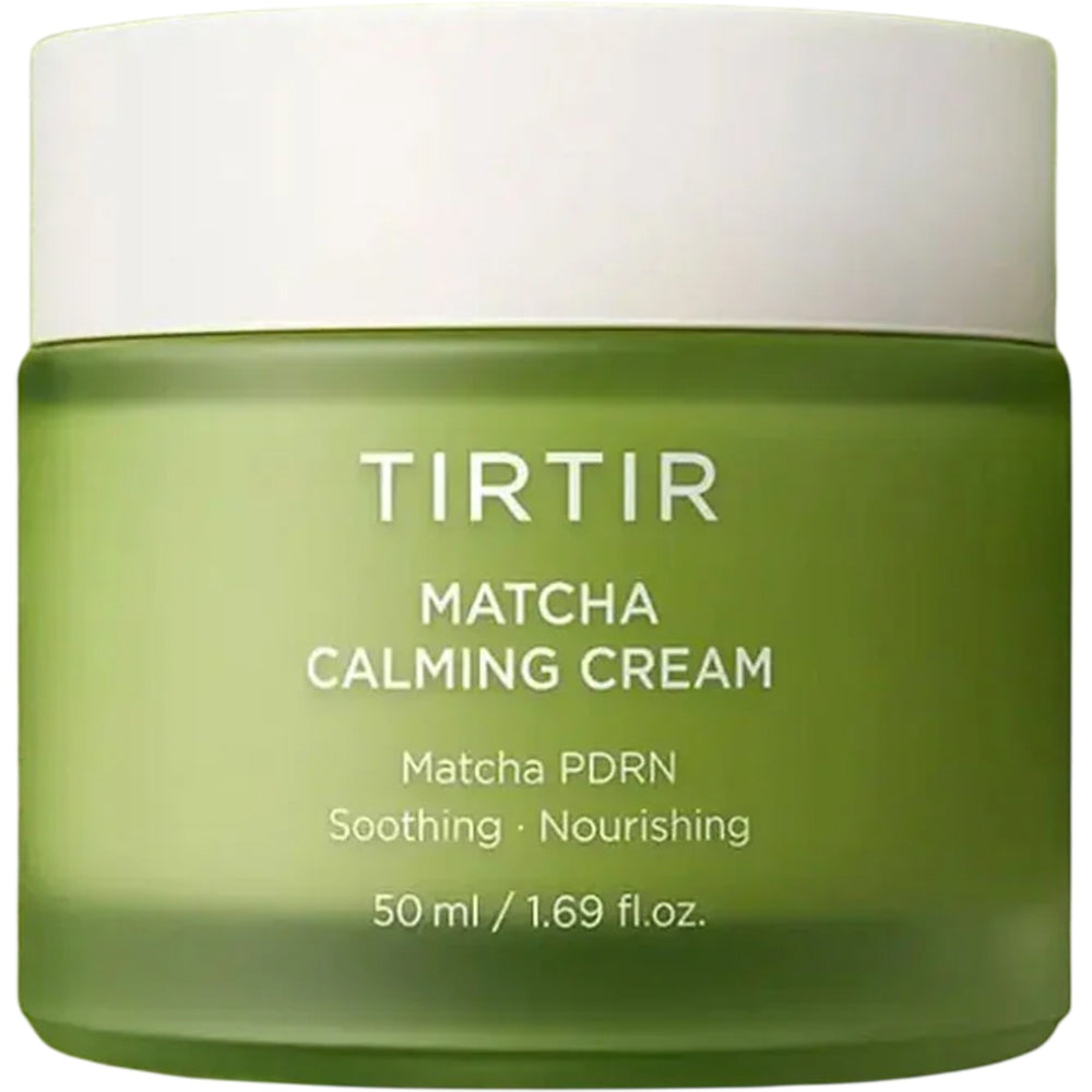TIRTIR Matcha Calming Cream - crema de fata formulata cu Matcha PDRN si complexe vegetale, care contribuie la calmarea pielii reactive si la reducerea aspectului rosetii - 50 ml