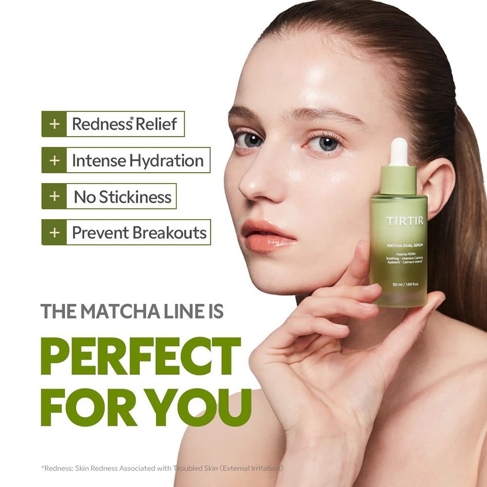 TIRTIR Matcha Dual Serum, 50 ml