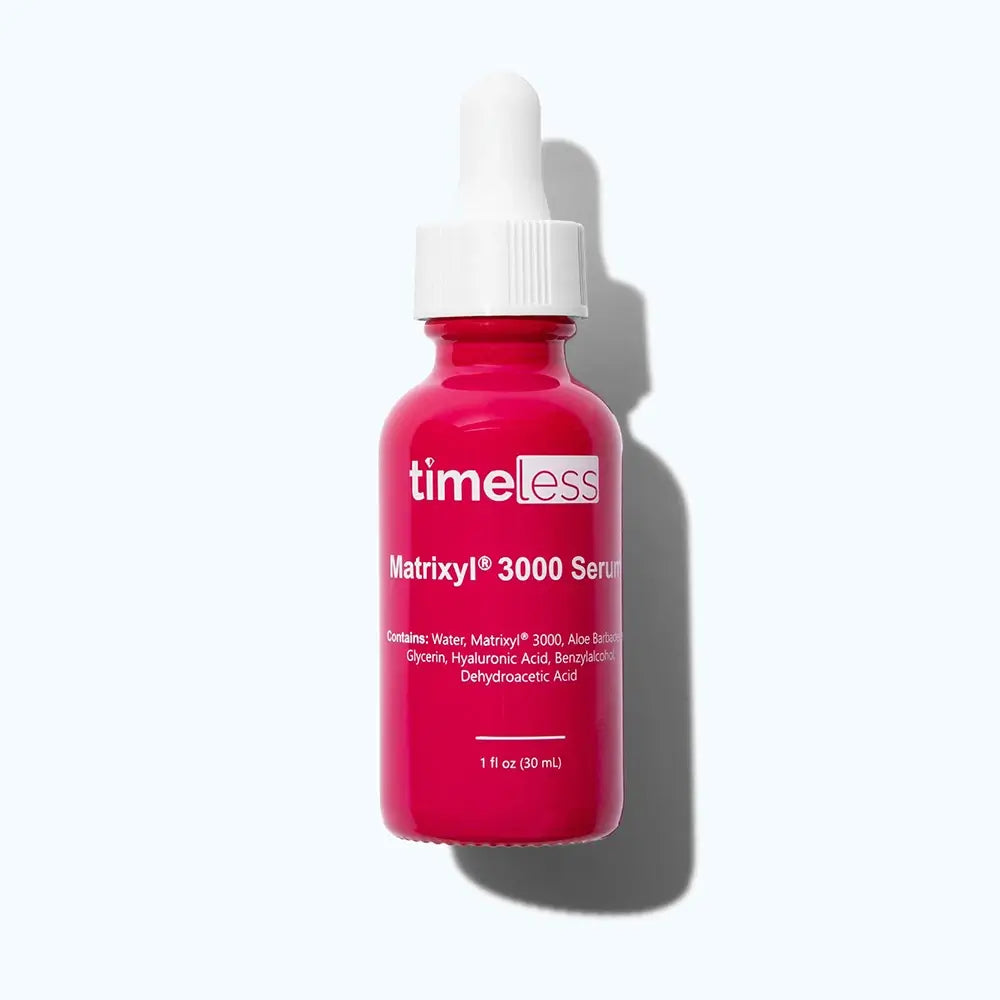 TIMELESS SKIN CARE Matrixyl 3000 Serum für das Gesicht Anti-Aging - Intensive Festigkeit und Feuchtigkeit, 30 ml