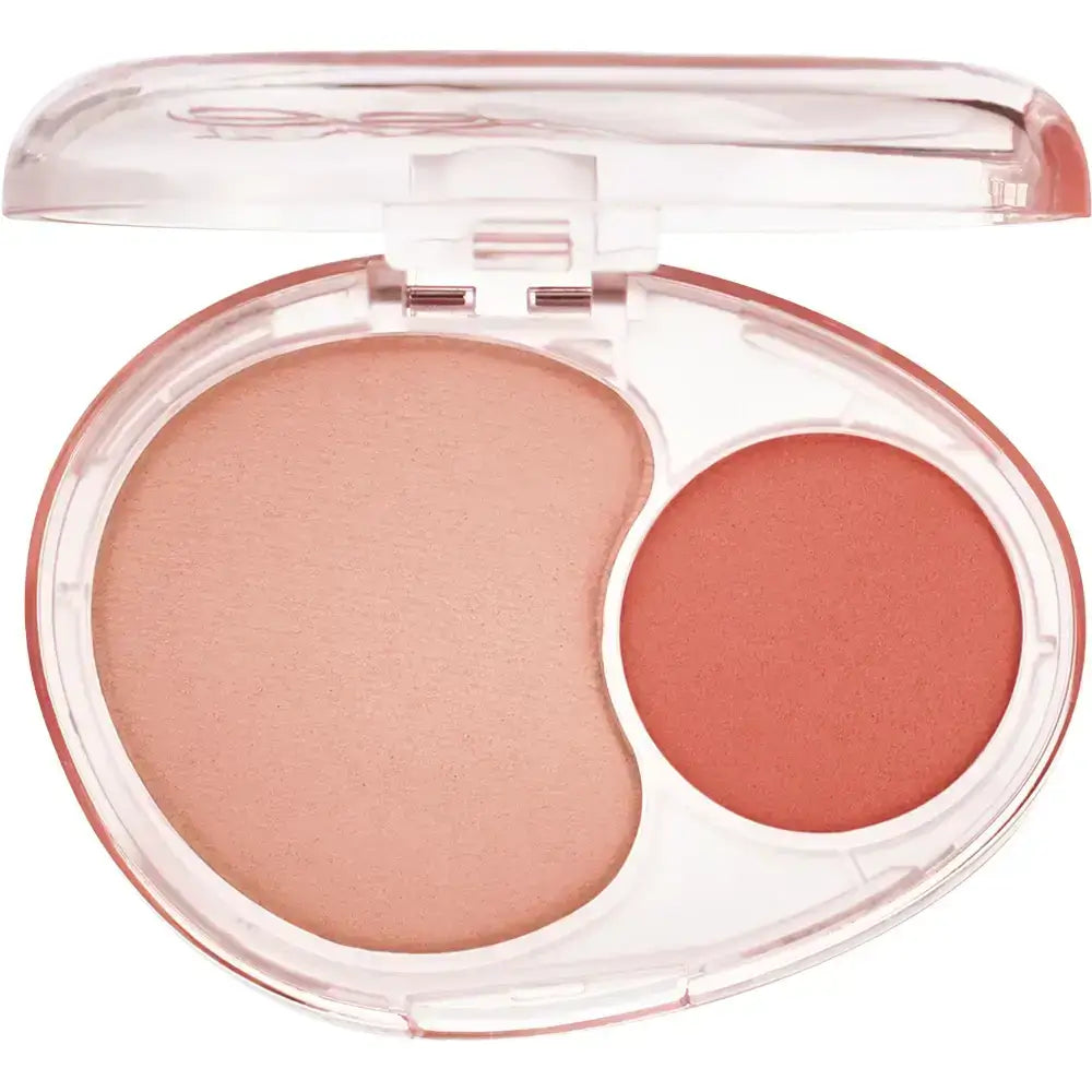 FWEE Mellow Dual Blusher - fard de obraz formulat cu formula tip jeleu si strat hidratant, care contribuie la aplicarea uniforma si la metinerea confortului pielii - 7.2 gr - CR02 Baby Smile