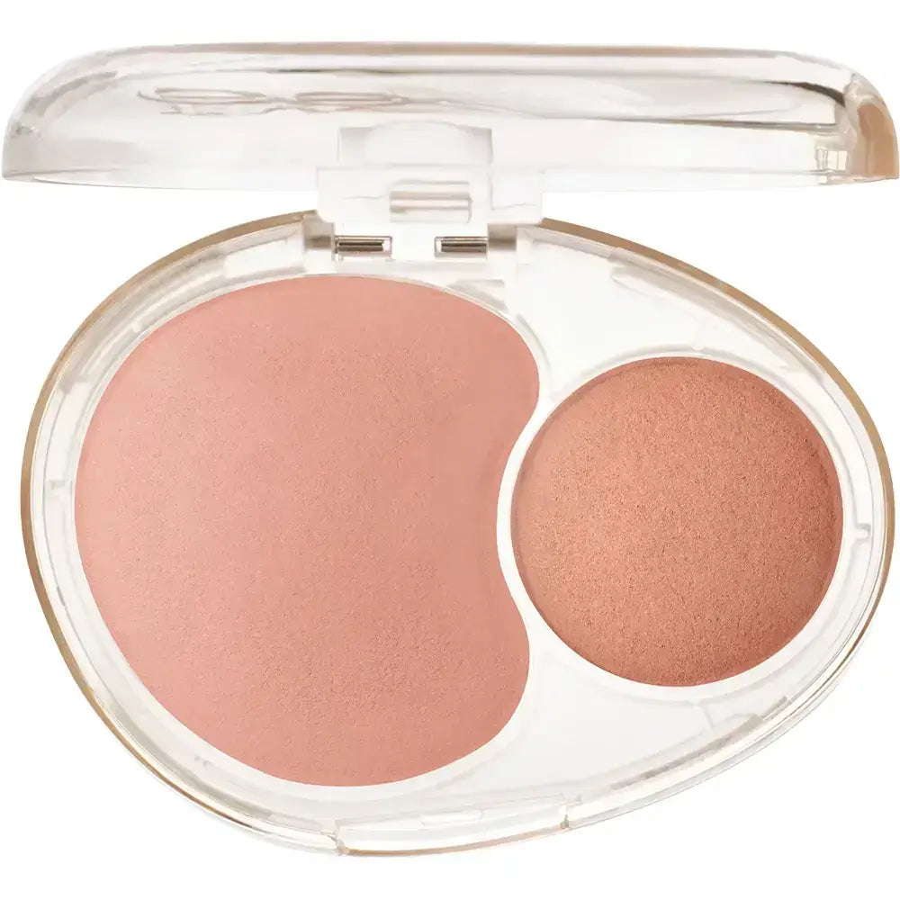 FWEE Mellow Dual Blusher - fard de obraz cu nuante duale pentru un efect stratificat, proaspat si vibrant - 7.2 gr - ND01 Lazy Tempo