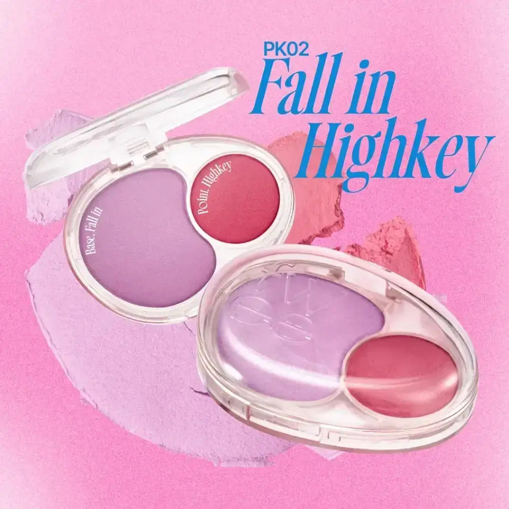 FWEE Mellow Dual Blusher - PK02 Fall in Highkey