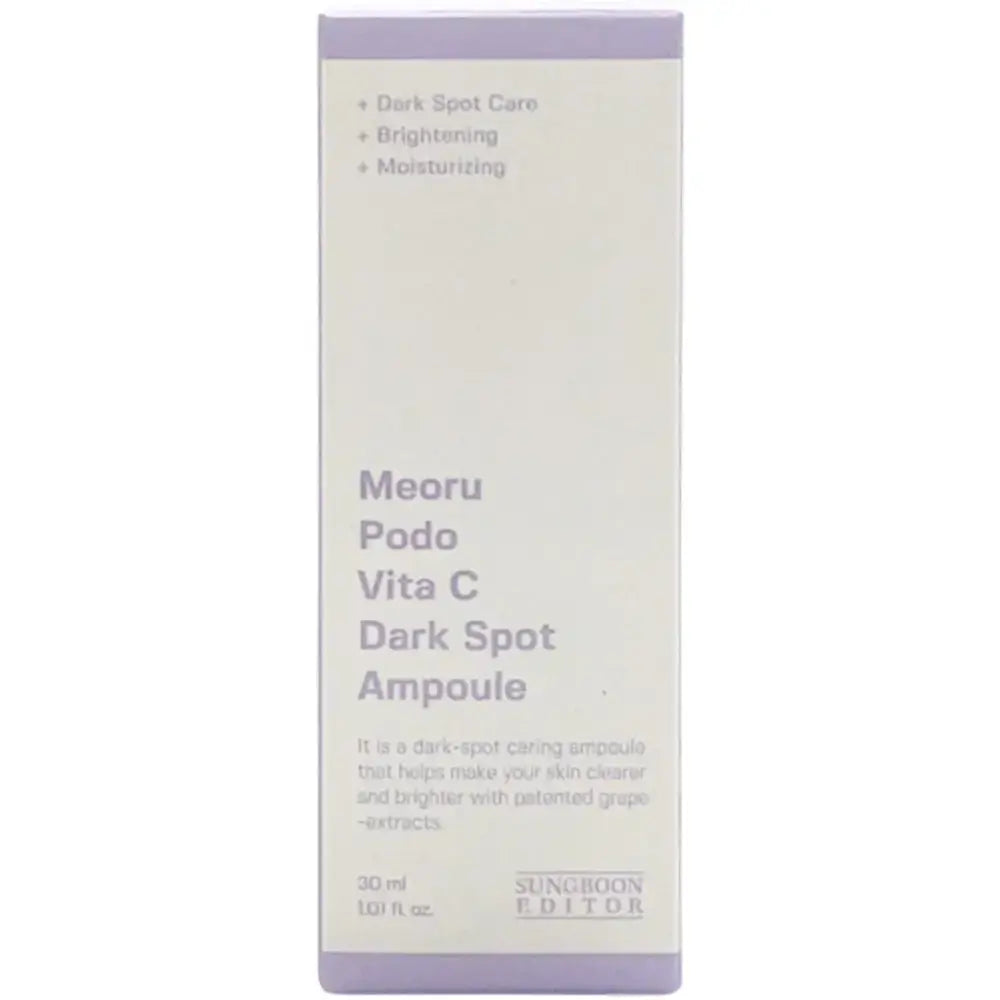 SUNGBOON EDITOR Meoru Podo Serum für das Gesicht VitaC - Aufhellung und Korrektur von Pigmentflecken, 30 ml