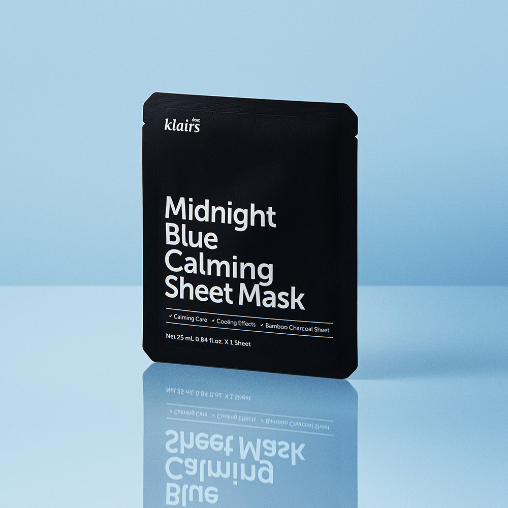 Dear Klairs Midnight Blue Masca de fata Calmanta