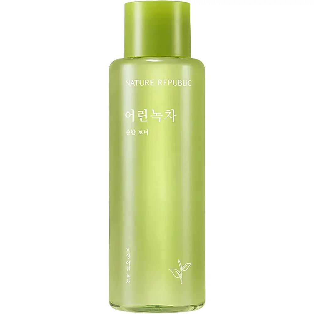 NATURE REPUBLIC Mild Green Tea Toner Feuchtigkeitsspendender Toner - pH-Ausgleich und Akneberuhigung, 155 ml