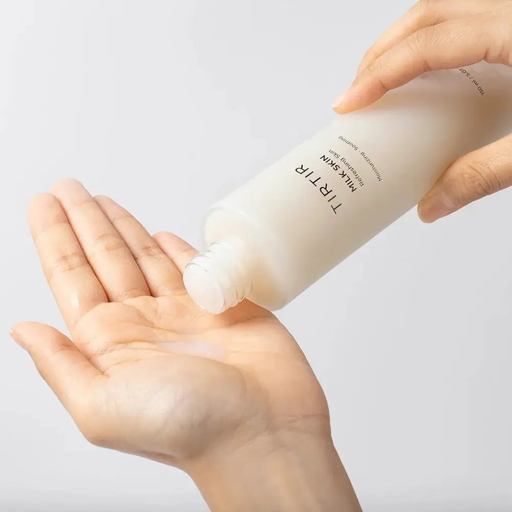 TIRTIR Milk Skin feuchtigkeitsspendender und beruhigender Toner - intensive Feuchtigkeit und Beruhigung für empfindliche Haut, 150 ml