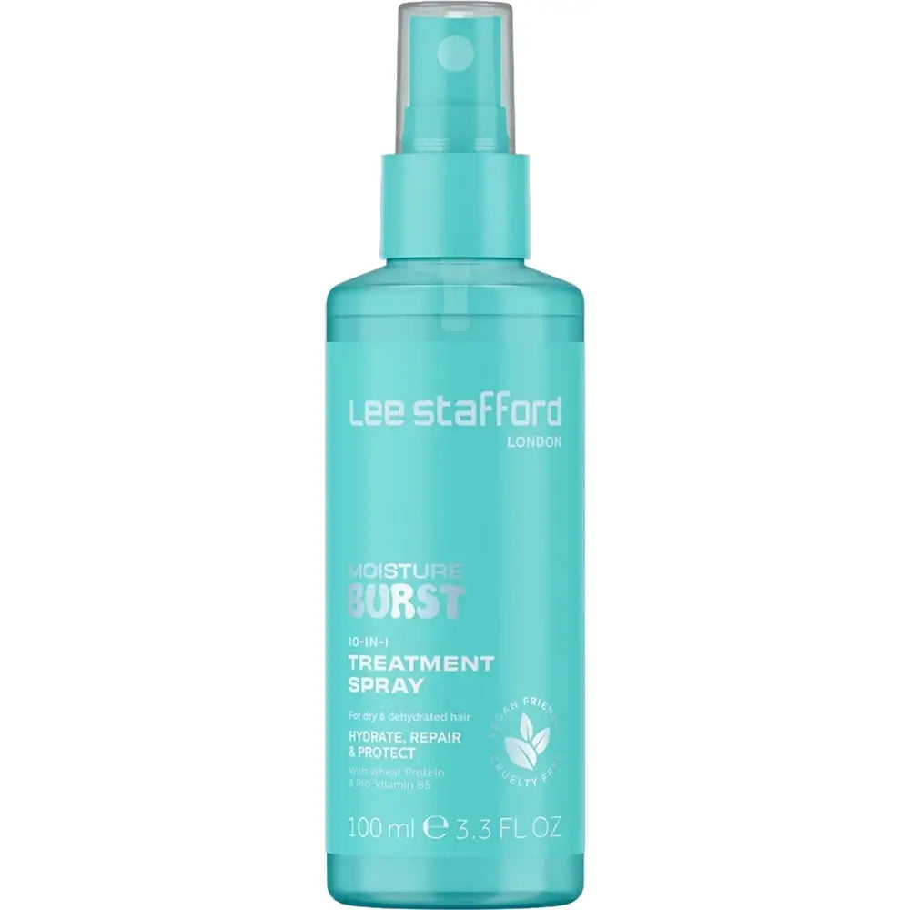 LEE STAFFORD Moisture Burst Hydrating 10-in-1 Treatment Spray - Spray pentru păr formulat cu Proteina din Grâu și Pro-Vitamina B5, care contribuie la hidratarea părului și la menținerea aspectului neted - 100 ml