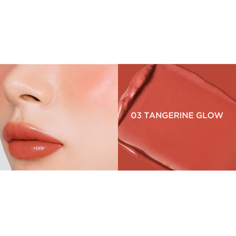 TIRTIR Mood Glider Lip and Blush Stick, 03 Tangerine Glow, 3.8 gr