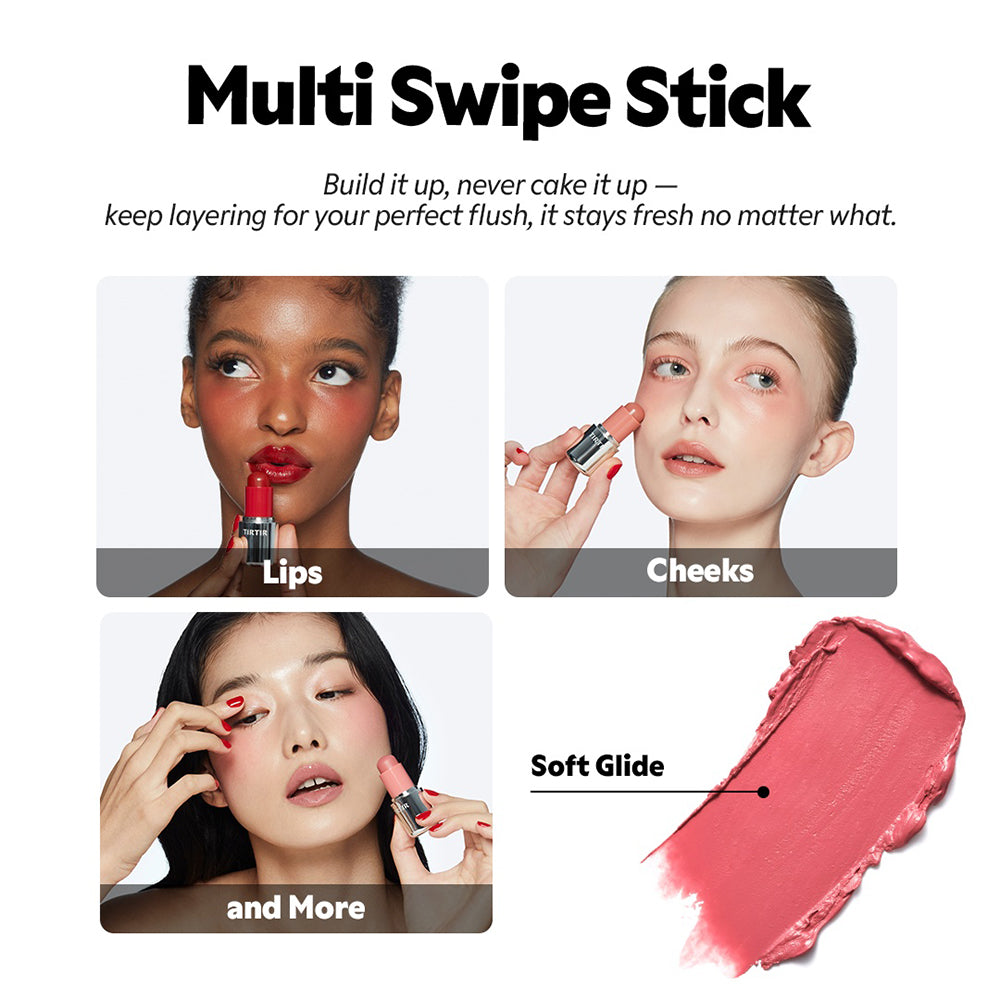 TIRTIR Mood Glider Lip and Blush Stick, 03 Tangerine Glow, 3.8 gr