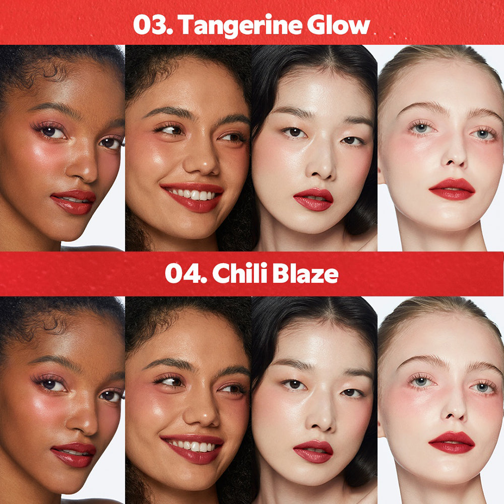 TIRTIR Mood Glider Lippen- und Wangenstift, 04 Chilli Blaze, 3,8 g