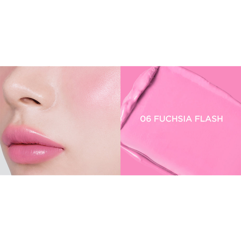 TIRTIR Mood Glider Lippen- und Rouge-Stift, 06 Fuchsia Flash, 3,8 g