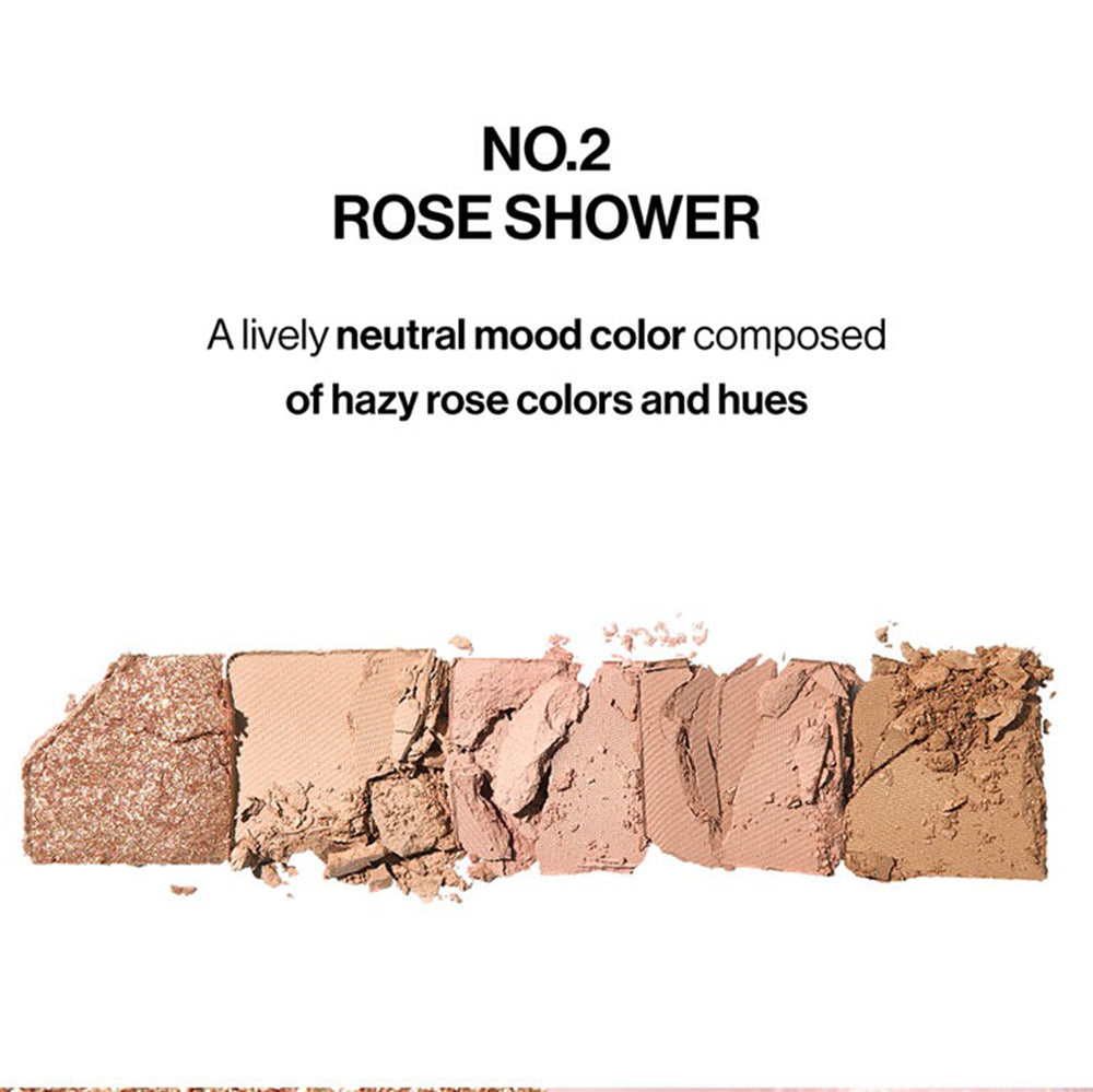UNLEASHIA Mood Shower Gesichtspalette - Nr. 2 Rose Shower