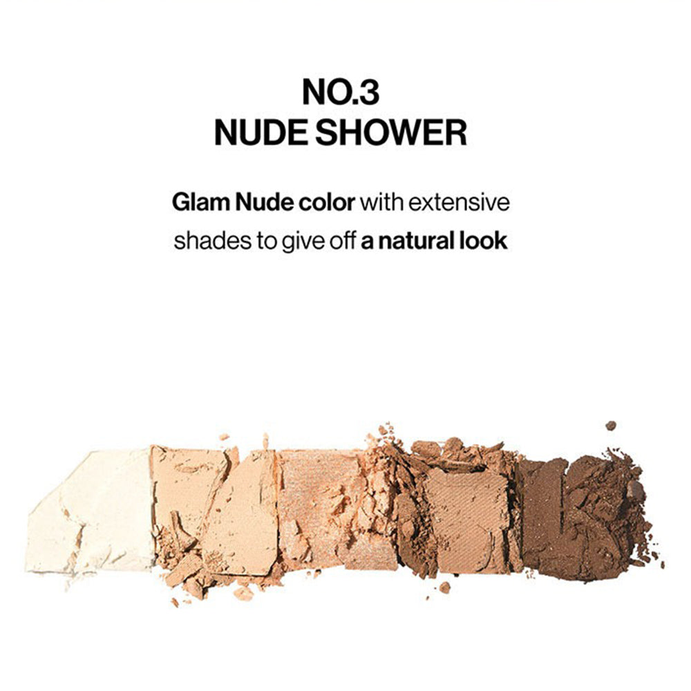 UNLEASHIA Mood Shower Face Palette - No. 3 Nude Shower