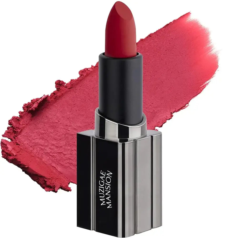 MUZIGAE MANSION Moodwear Blur - ruj formulat cu ulei de macese si squalan derivat din masline, care contribuie la hidratarea buzelor si la metinerea confortului - 4 gr - 008 Revenge