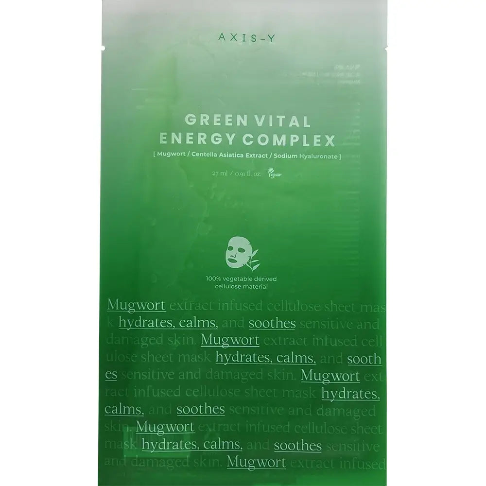 AXIS-Y 6+1+1 Feuchtigkeitsmaske mit Beifuß 61 - Intensive Beruhigung und Feuchtigkeit, 27 ml