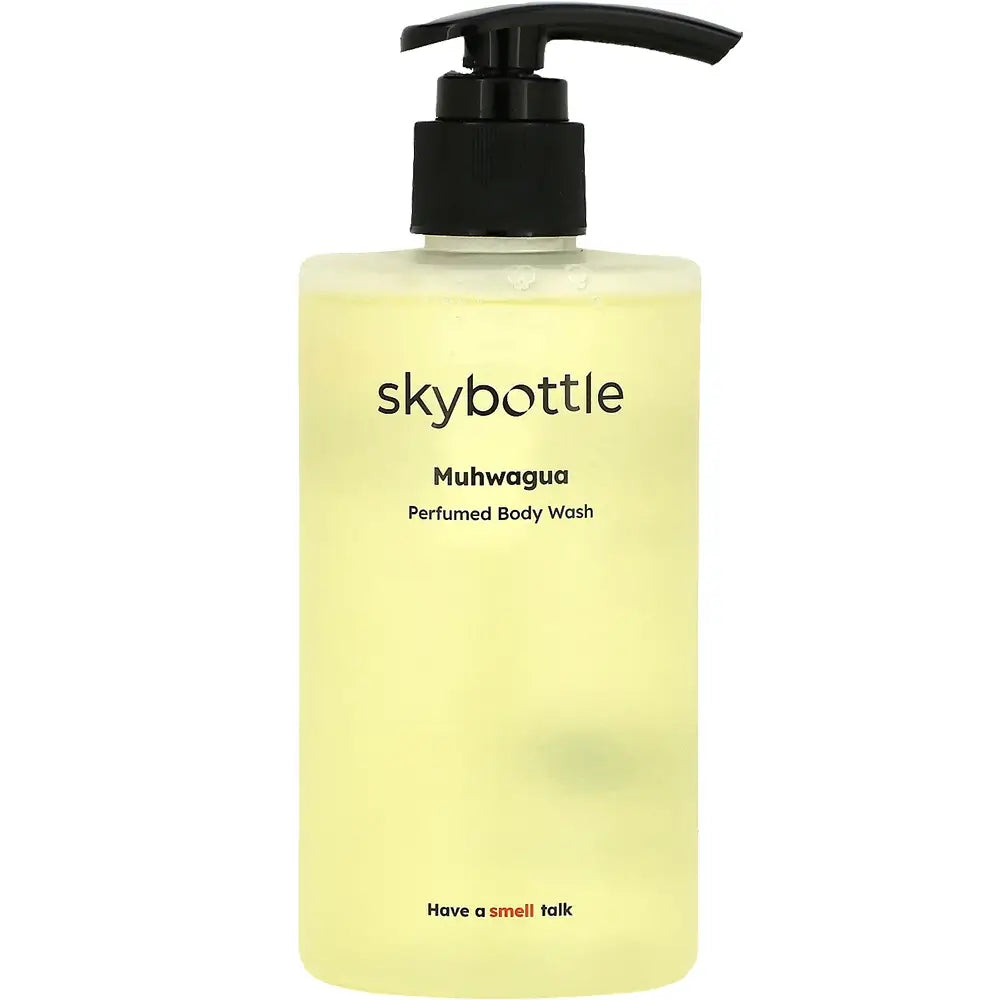 SKYBOTTLE Muhwagua Duschgel - mit Feigenextrakt und Feigenblättern formuliert, das zur Hautreinigung und zum Hautkomfort beiträgt - 300 ml
