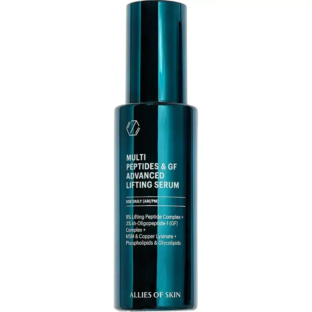ALLIES OF SKIN Multi Peptide & GF Serum für Gesicht - Straffung, Lifting und intensive Feuchtigkeitsversorgung, 50 ml