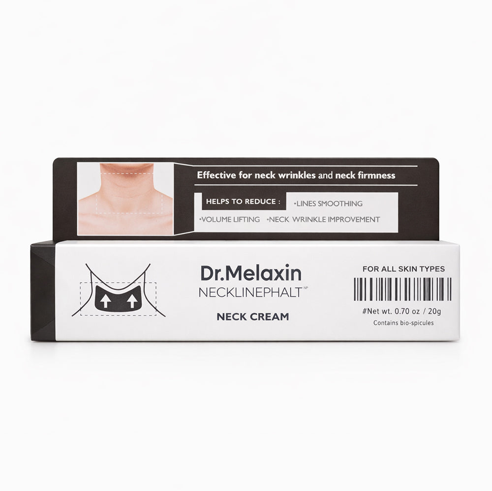 Dr. Melaxin Necklinephalt Halscreme - Gesichtscreme formuliert mit Bio-Spicula und Linefill, die zur Erscheinung von Halslinien beitragen und den Hautkomfort erhalten - 20 ml