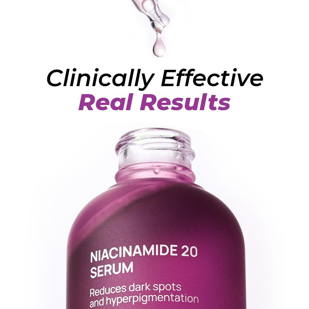 JUMISO Niacinamid 20 Serum - Gesichtsserum mit Niacinamid und Tranexamsäure zur Aufhellung von Pigmentflecken, Hyperpigmentierung und Aknenarben - 40 ml