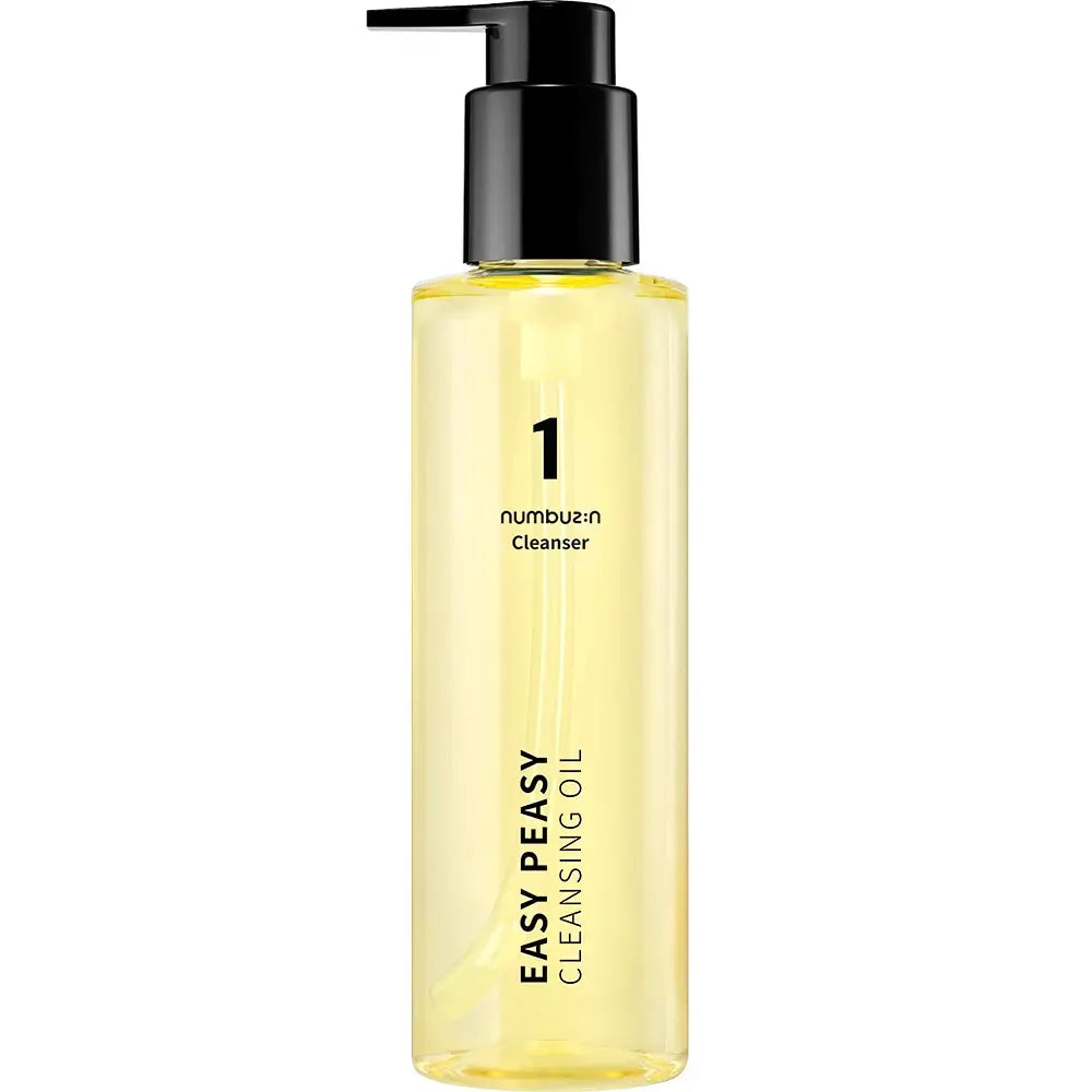 NUMBUZIN Nr.1 Easy Peasy Reinigungsöl für das Gesicht - Sanfte Reinigung und Feuchtigkeitspflege, 200 ml
