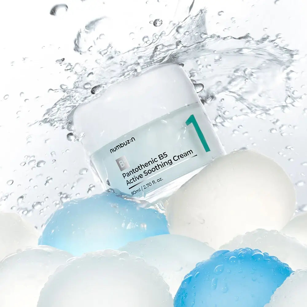 NUMBUZIN Nr.1 Pantothenic B5 Beruhigende Gesichtscreme 80 ml - Intensive Feuchtigkeit und Talgkontrolle