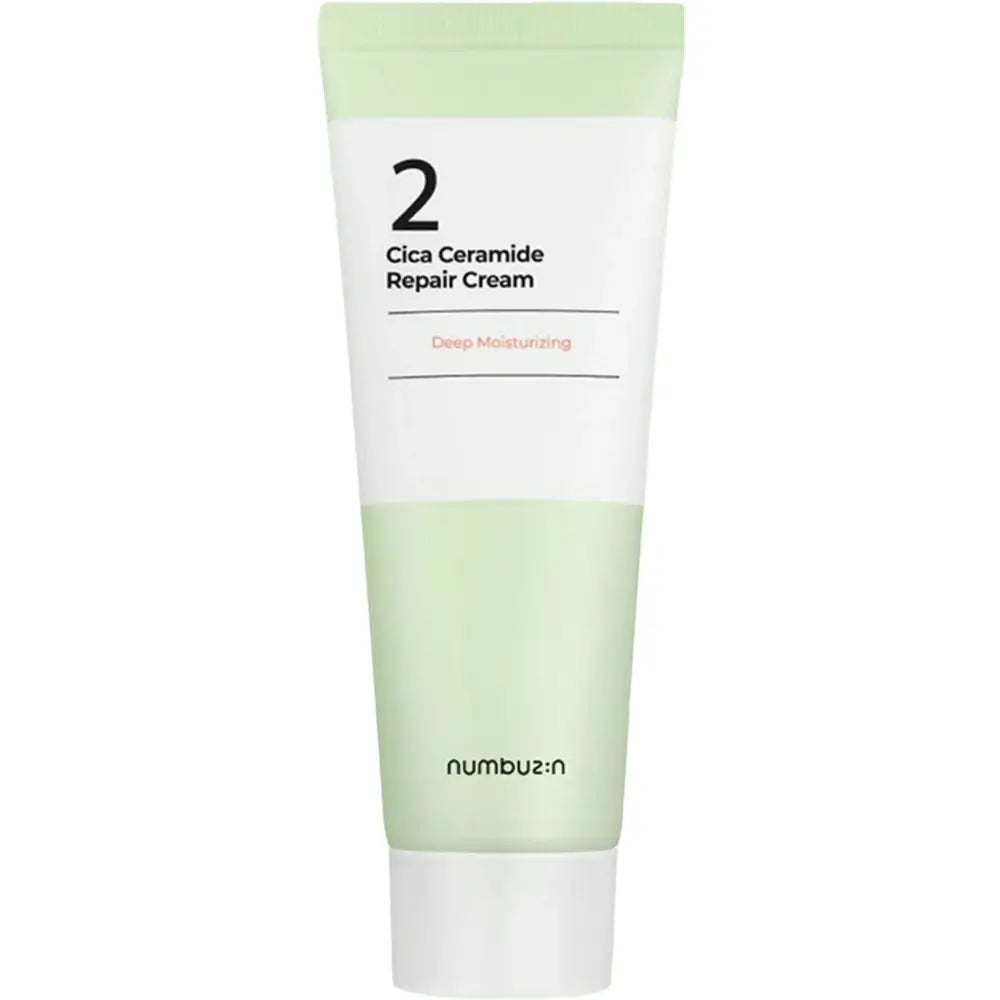 NUMBUZIN Nr.2 Cica Ceramid-Reparationscreme für das Gesicht 60 ml - intensive Reparatur und beruhigende Feuchtigkeitspflege, 60 ml