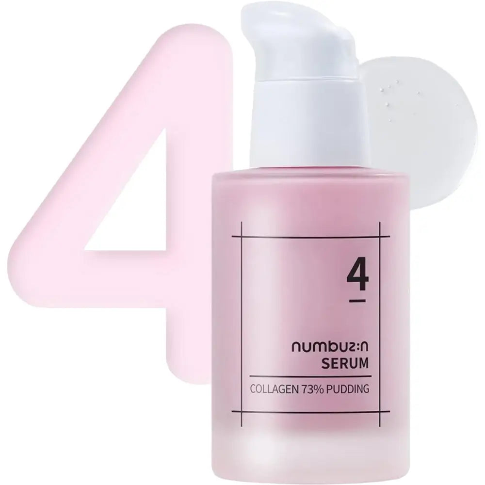 NUMBUZIN Nr.4 Kollagen-Gesichtsserum - Intensive Straffung und Feuchtigkeit mit Kollagen und Hyaluronsäure, 50 ml