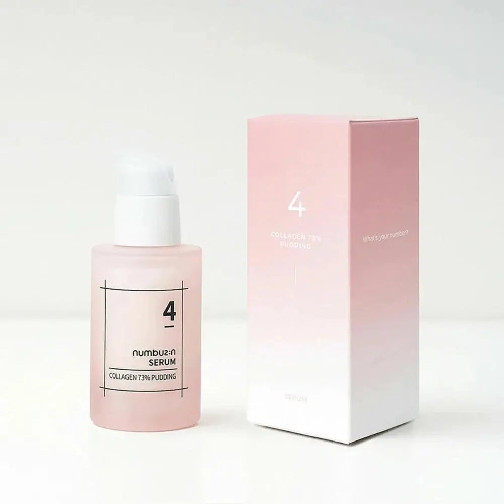 NUMBUZIN Nr.4 Kollagen-Gesichtsserum - Intensive Straffung und Feuchtigkeit mit Kollagen und Hyaluronsäure, 50 ml