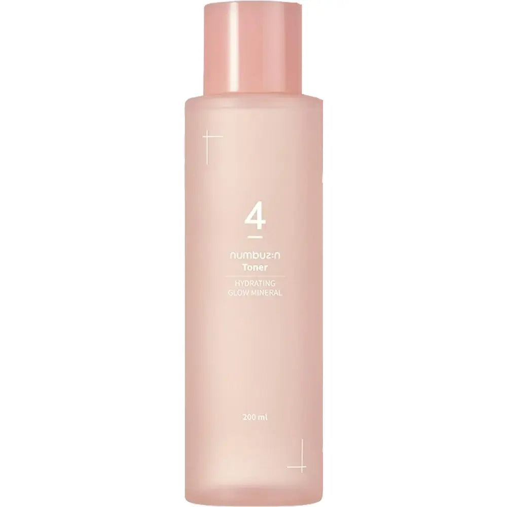 NUMBUZIN Nr.4 Hydrating Glow Toner Mineral Feuchtigkeitsspendend - Intensive Feuchtigkeit und strahlender Glanz, 200 ml