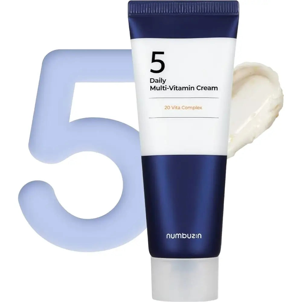 Numbuzin Nr.5 Feuchtigkeitscreme für das Gesicht mit Multivitamin - Antioxidative Feuchtigkeitspflege und Hautaufhellung, 60 ml