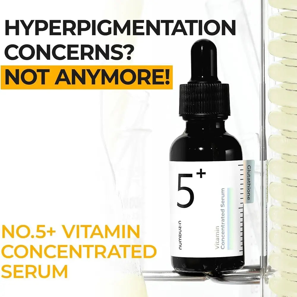 Numbuzin Nr.5 Vitamin konzentriertes Serum - Aufhellend mit Vitaminen für Ausstrahlung und Anti-Falten