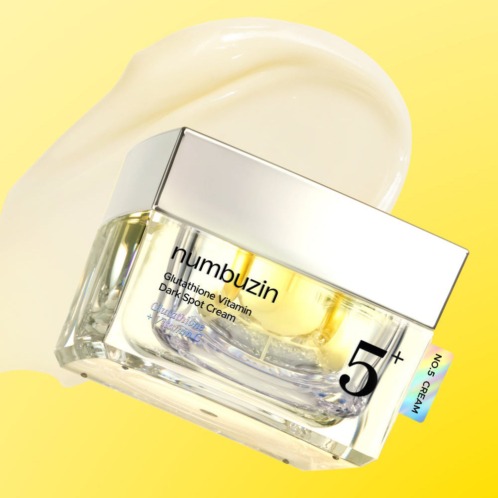 NUMBUZIN No.5 Vitamin Glutathione Dark Spot Laser Cream - Gesichtscreme mit Glutathion und Niacinamid, die hilft, Pigmentflecken zu mildern und die Hautbarriere zu erhalten - 50 ml
