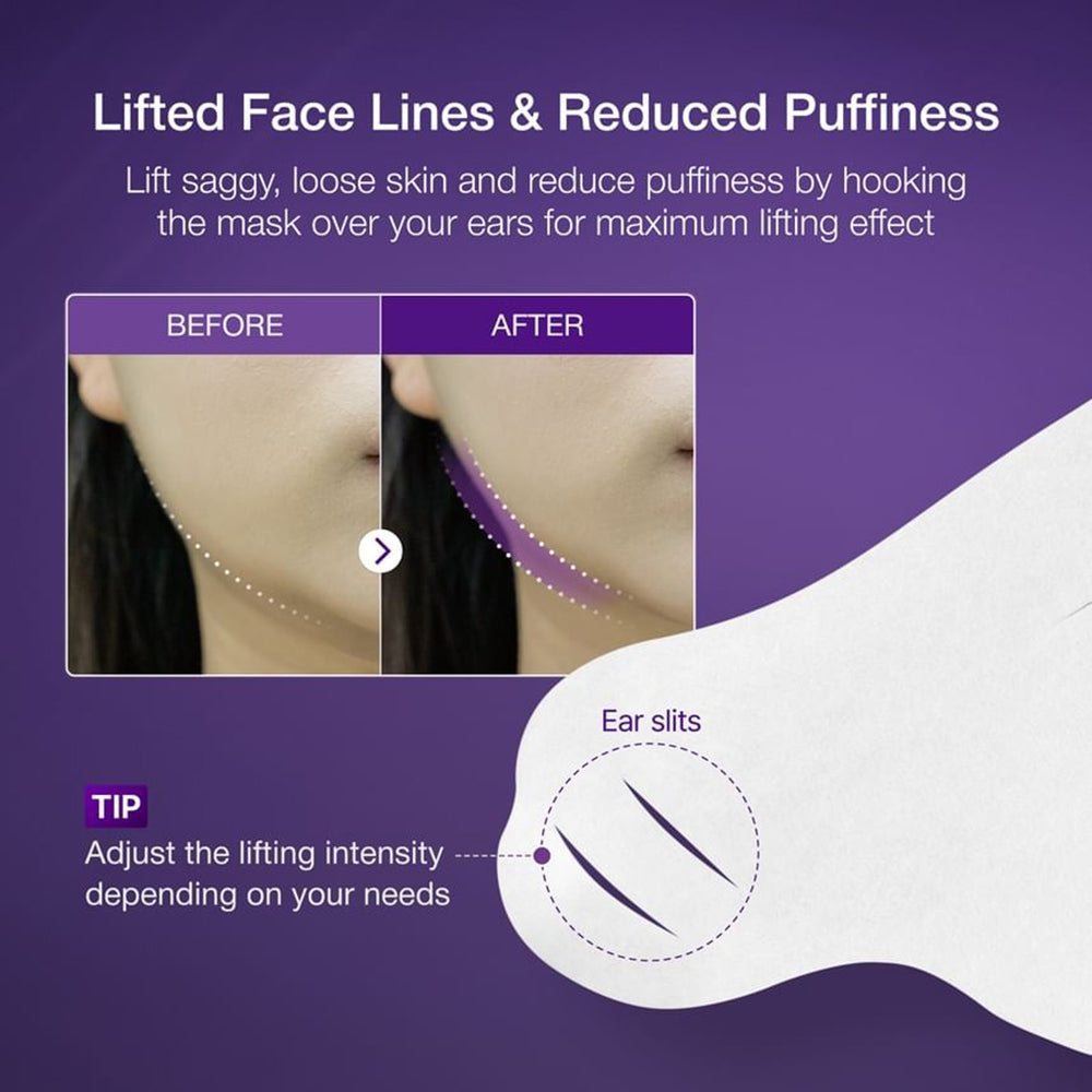 NUMBUZIN No.9 NAD Bio Lifting-sil Full Face Pach Sheet - masca de fata tip servetel formulata cu NAD+ si adenozina - 28 ml