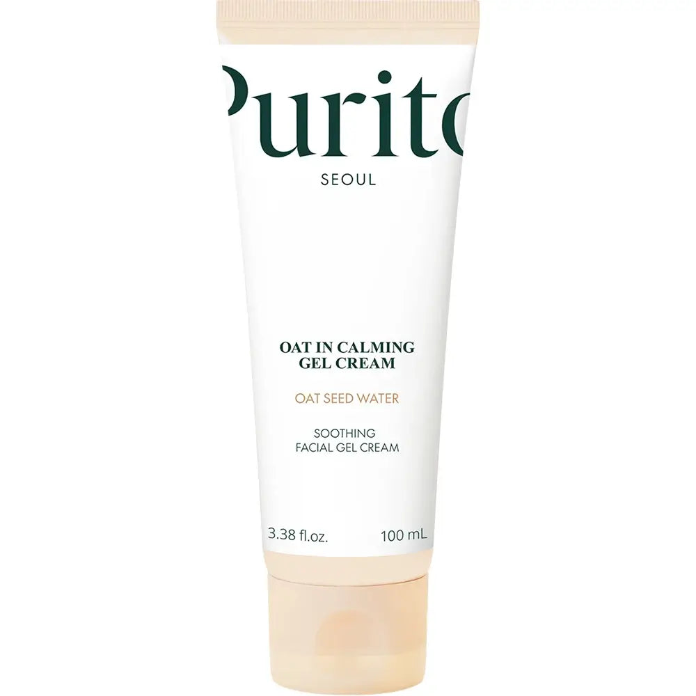 PURITO Oat-In beruhigendes Gel-Creme - Gesichtscreme formuliert mit Gunsan Haferkernwasser und Panthenol, die zur Hautfeuchtigkeit und zur Aufrechterhaltung des Hautgleichgewichts beitragen - 100 ml