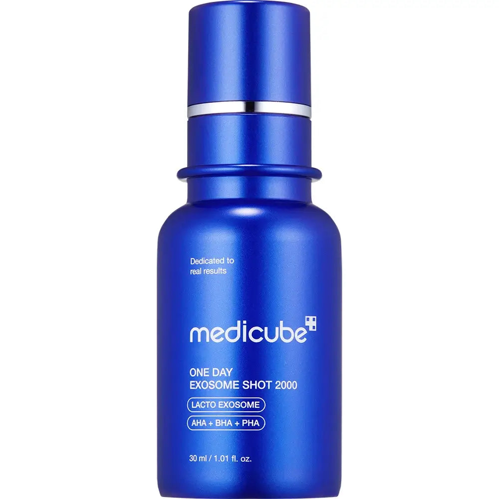 MEDICUBE One Day Exosome Shot Pore Ampoule 2000 - Gesichtsserum mit PHA und Niacinamid zur Verbesserung der Hauttextur und Aufrechterhaltung des natürlichen Gleichgewichts - 30 ml