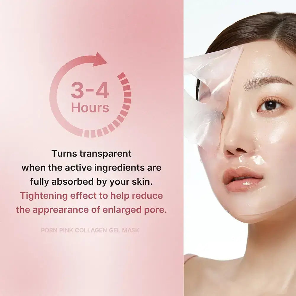 MEDICUBE PDRN Pink Collagen Gel - Gesichtsmaske formuliert mit PDRN (Polydeoxyribonukleotid) und Niacinamid, die zur Hautfeuchtigkeit und zum Hautkomfort beitragen - 28 g