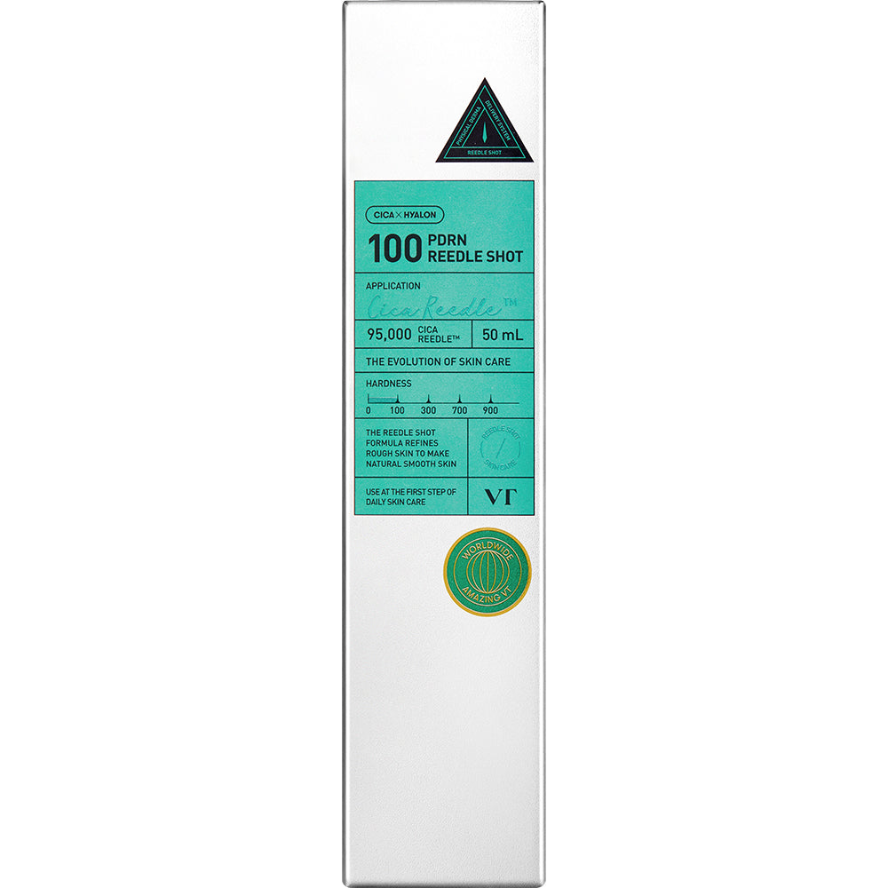 VT COSMETICS PDRN Reedle Shot 100 - Serum für das Gesicht, formuliert mit Hyaluronsäure und Peptiden, das zur Hautfeuchtigkeit und zum Hautkomfort beiträgt - 50 ml