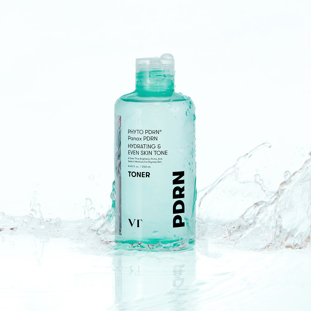 VT COSMETICS PHYTO PDRN Toner - Gesichtswasser mit PHYTO PDRN und Niacinamid zur Hautfeuchtigkeit und für einen ebenmäßigen Teint - 250 ml