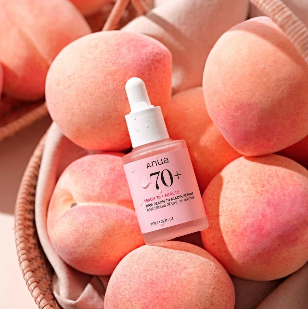 Anua Peach Glow Serum 70% Niacin - Intensive Hydration and Natural Radiance, 30 ml
