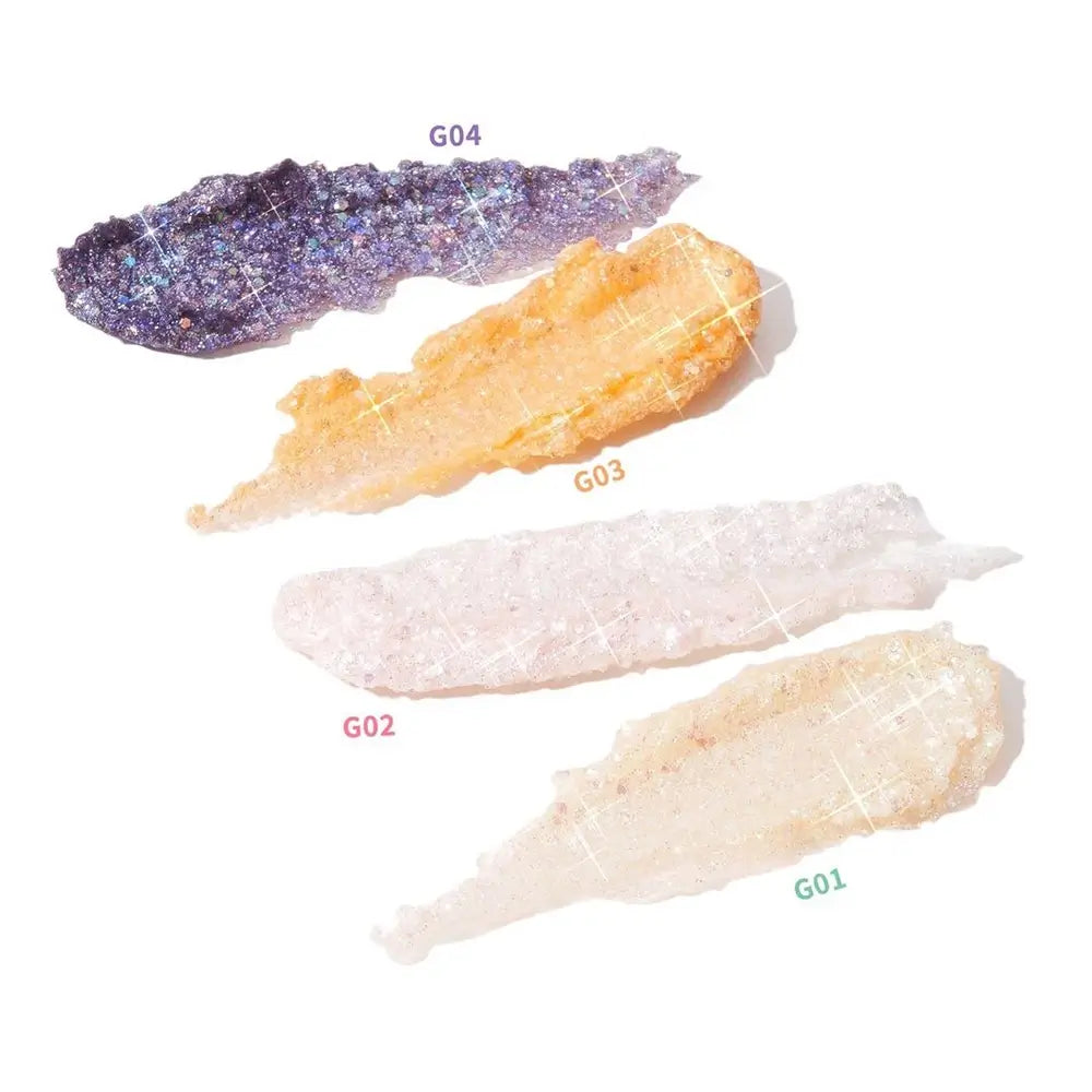 BLACK ROUGE Pearlvely I Glitter Lidschatten G01 Sweet Sweet Honey - Glitzerndes Augen-Gel mit intensivem Glanz und präziser Anwendung, 4,5g