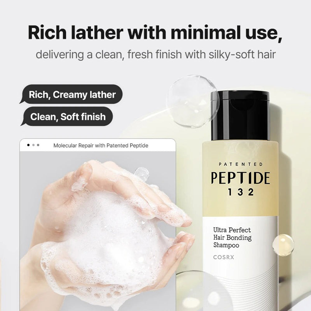 COSRX Peptide 132 Ultra Perfect Hair Bonding Shampoo