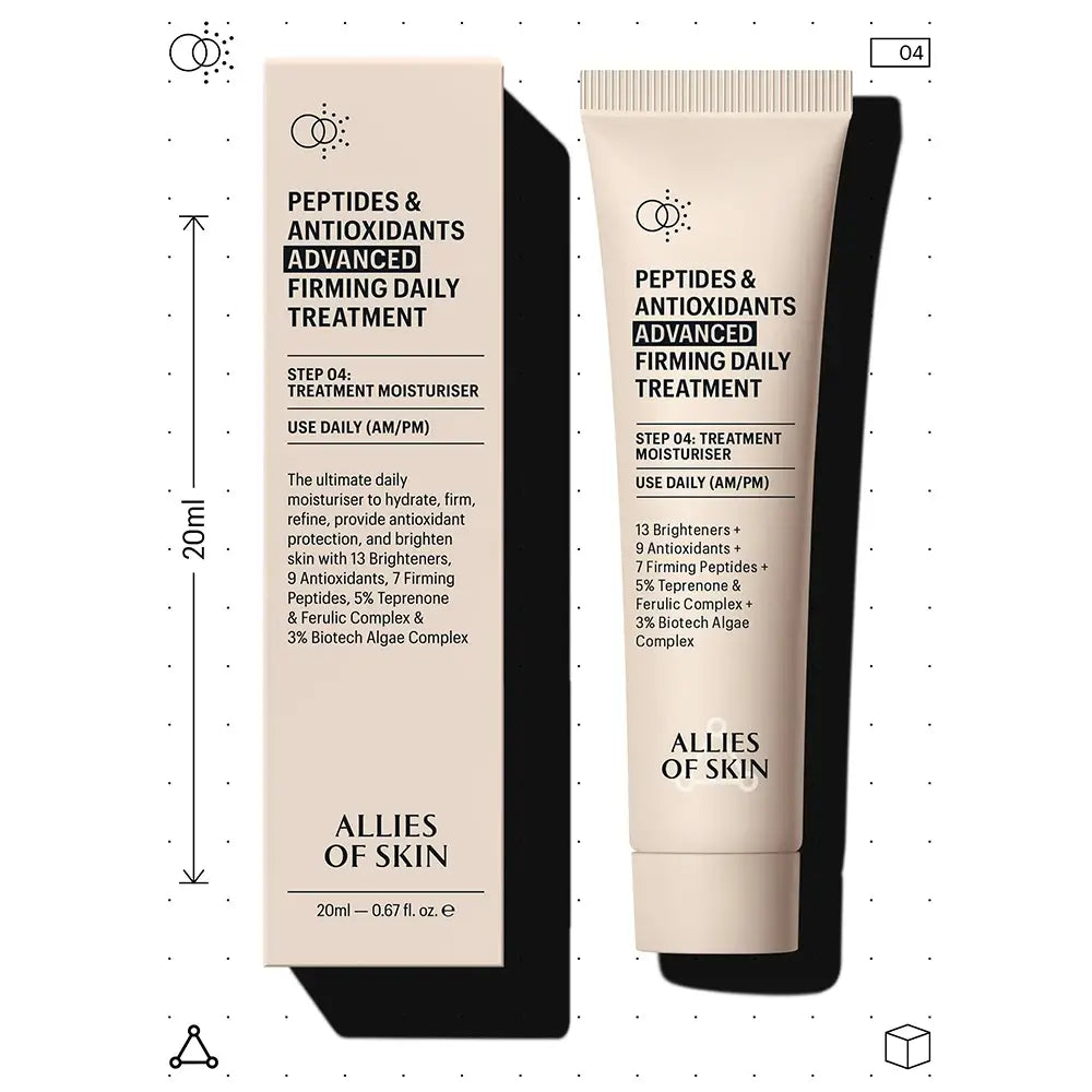 ALLIES OF SKIN Peptide-Antioxidans Gesichtscreme - Intensive Feuchtigkeit und Festigkeit, 20 ml