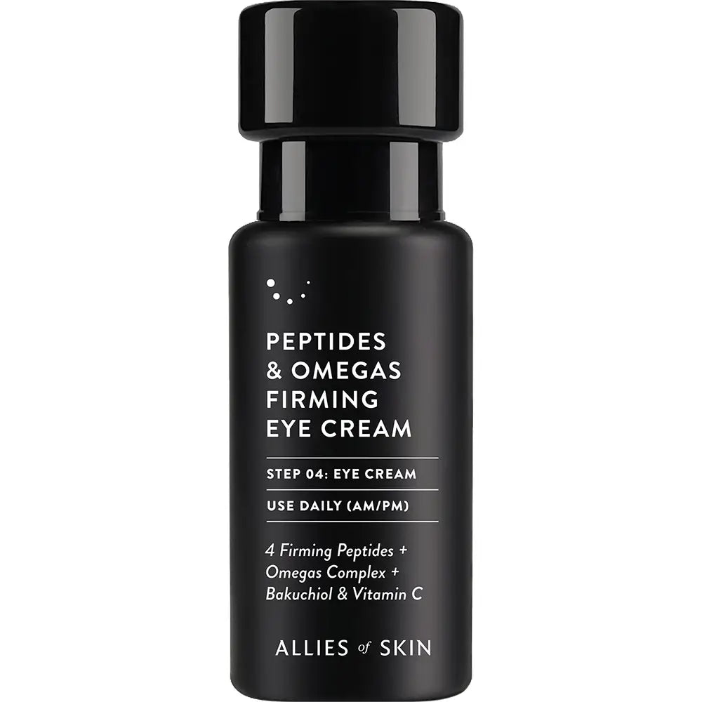 ALLIES OF SKIN Peptide & Omega Augencreme - Intensive Straffung und Feuchtigkeitspflege, 15 ml