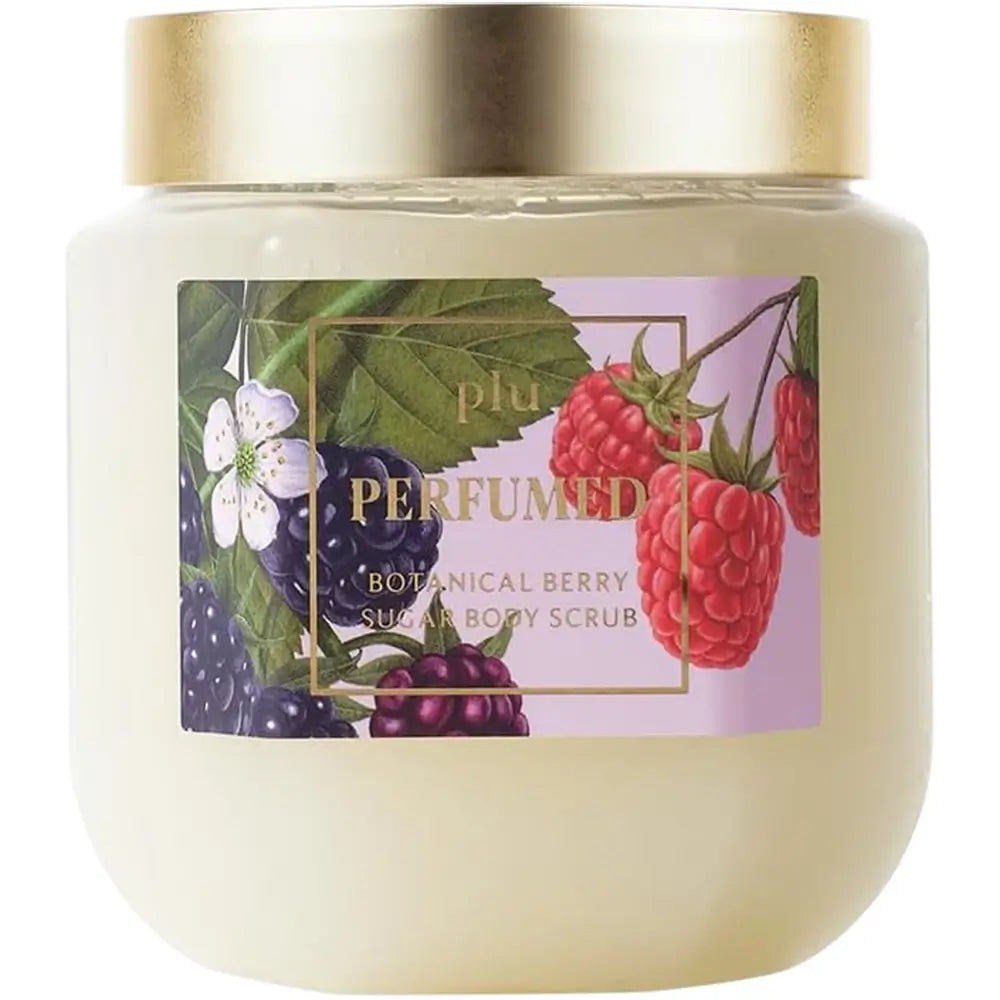 PLU Parfümierter Botanischer Beeren-Körperpeeling - ein Körperpeeling mit Zucker und AHA zur Entfernung abgestorbener Hautzellen und zur Erhaltung glatter Haut - 500 gr