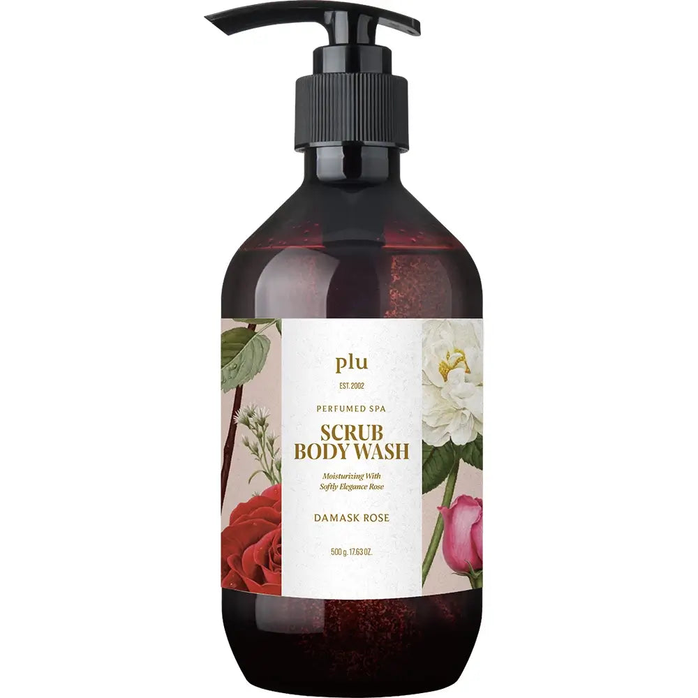 PLU "Perfumed Spa Damask Rose" - Duschgel mit Meersalz und Hyaluronsäure