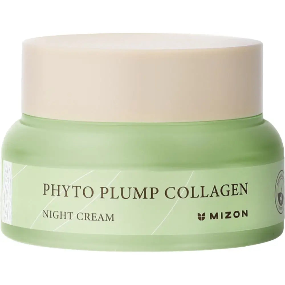 Mizon Phyto Plump Kollagen Nachtcreme - Intensive Feuchtigkeit und vegane Festigkeit, 50 ml
