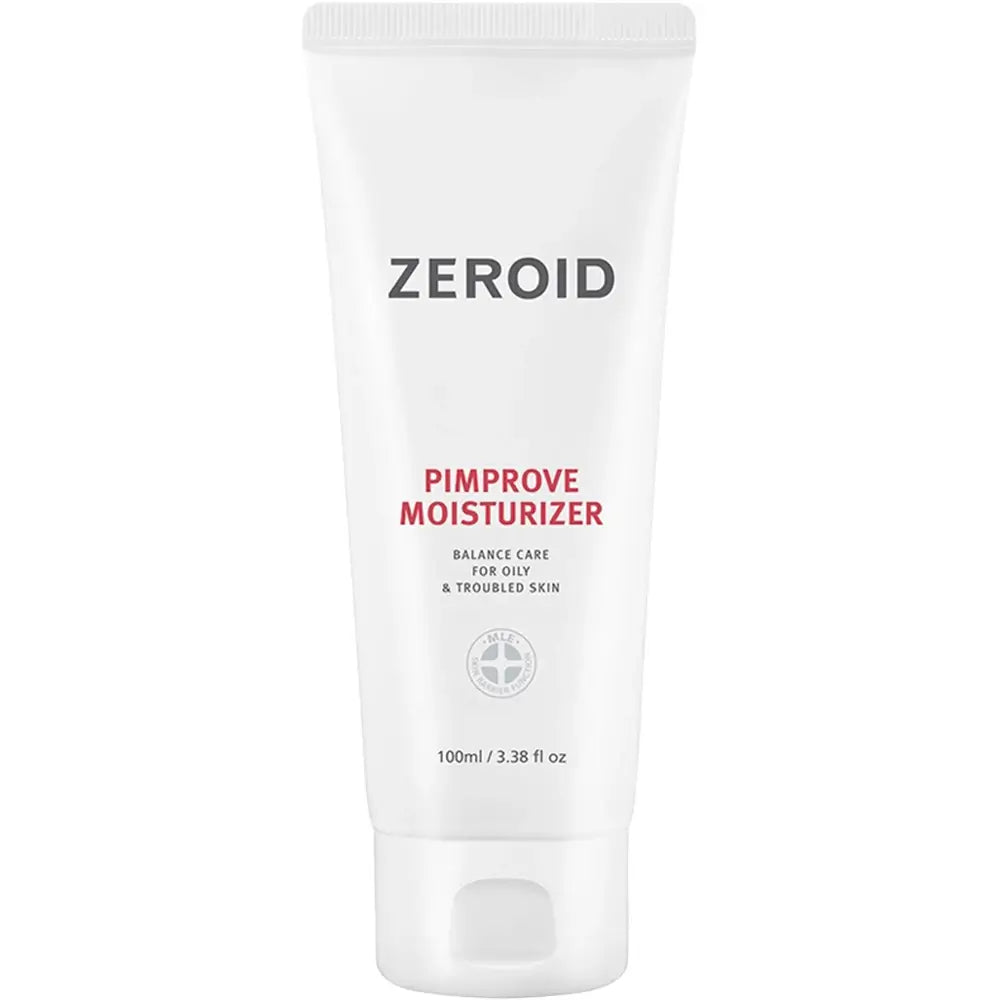ZEROID Pimprove Feuchtigkeitscreme - Beruhigend und hypoallergen für Mischhaut und zu Akne neigende Haut, 100 ml