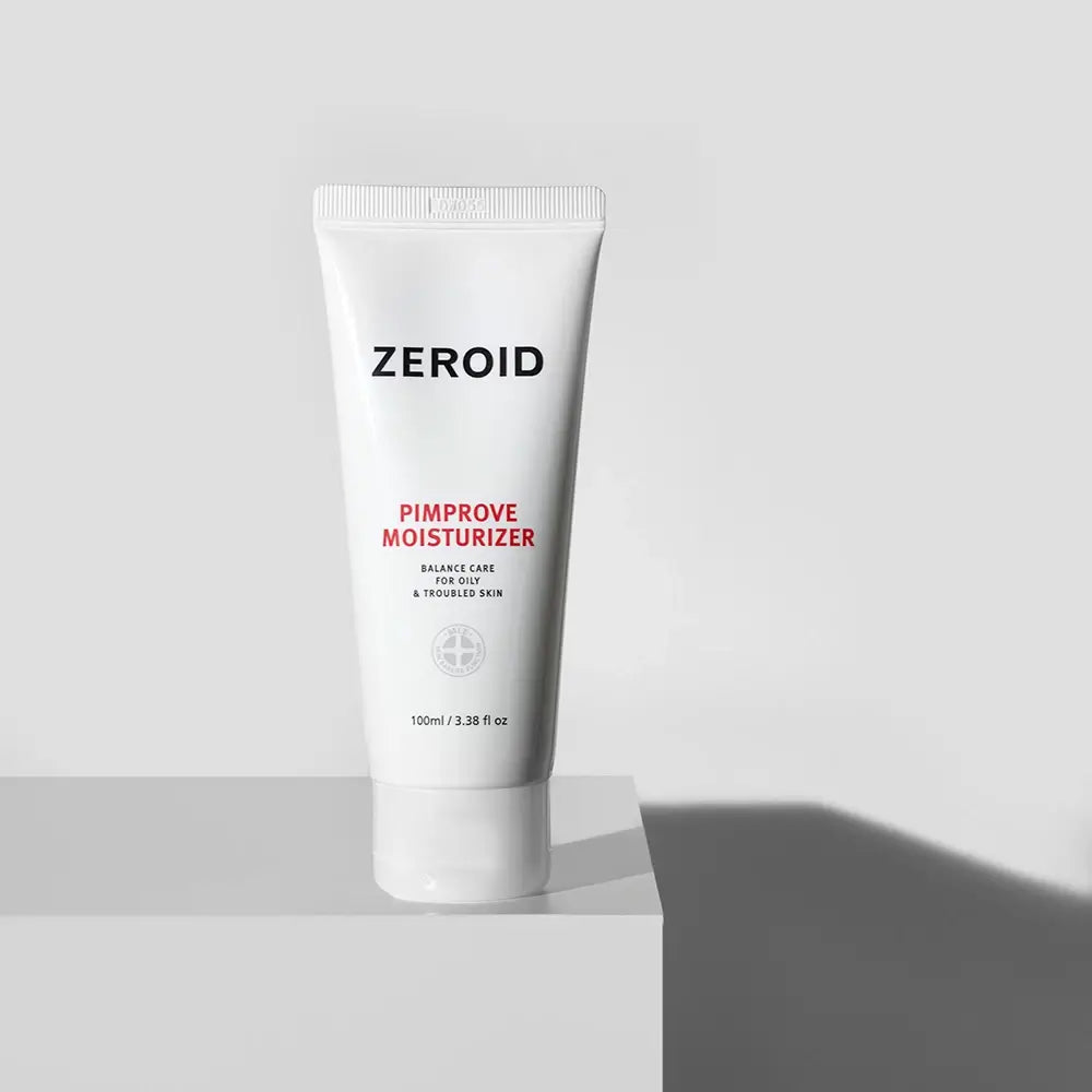 ZEROID Pimprove Feuchtigkeitscreme - Beruhigend und hypoallergen für Mischhaut und zu Akne neigende Haut, 100 ml