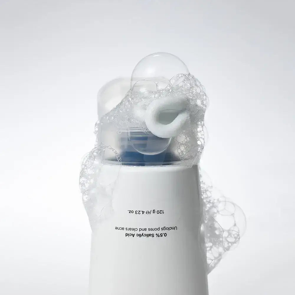 JUMISO Pore-Reinigende Salicylsäure - Reinigungsschaum mit Salicylsäure und Montmorillonit-Tonerde zur Porenreinigung, Reduzierung von Mitessern und überschüssigem Talg - 120 ml
