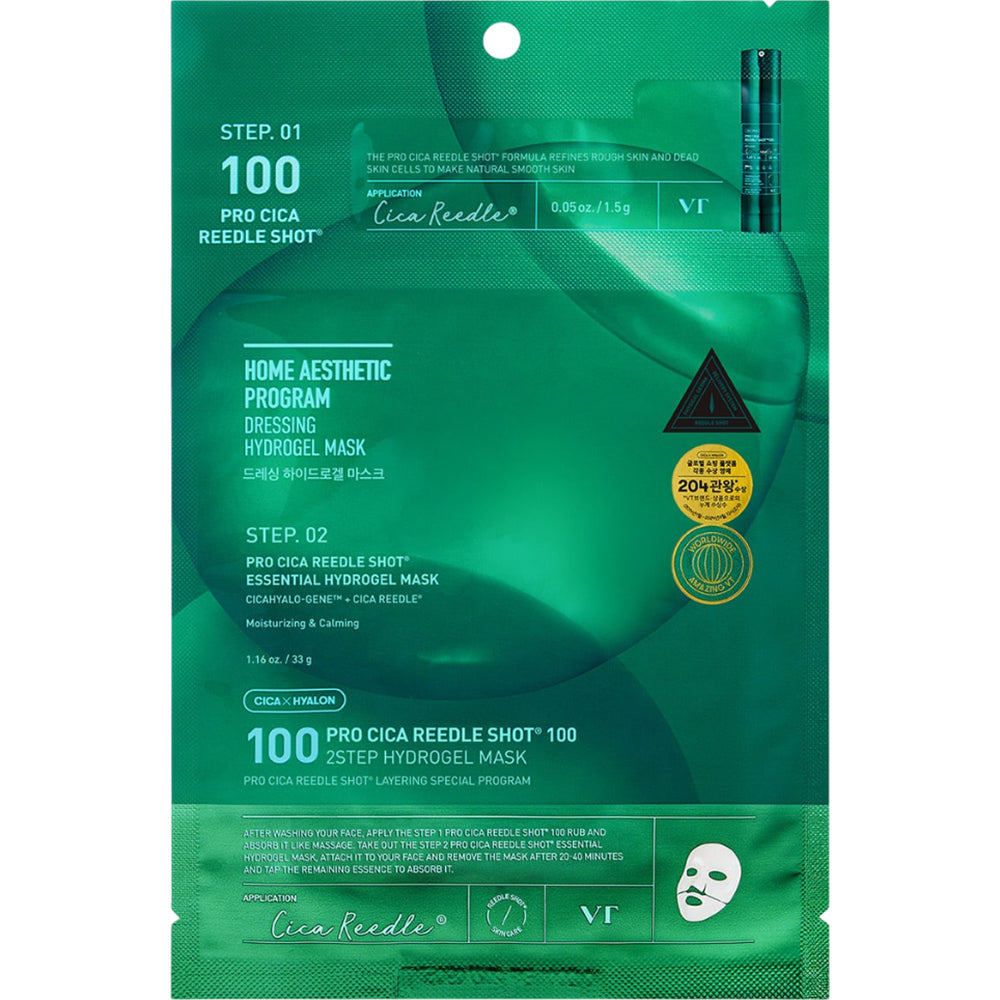 VT COSMETICS Pro Cica Reedle Shot 100 2-Stufen Hydrogel Maske